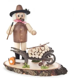 146/1625 - Smoker - Lumberman with Cart