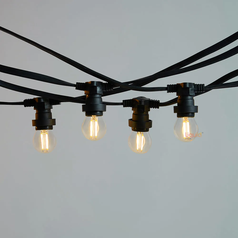 18M Festoon String Lights at 90 cm intervals with 20 Bulbs