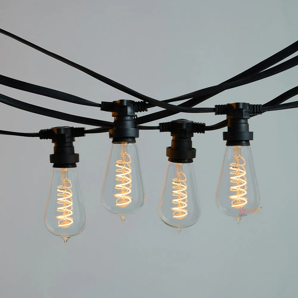 18M Festoon String Lights at 90 cm intervals with 20 Bulbs