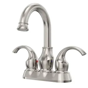 2-Handle High Arc Faucet - Brushed Nickel