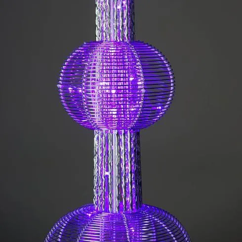 39" Color Changing LED Metal Ball Tower Wedding Event Party Columns - 1PCS