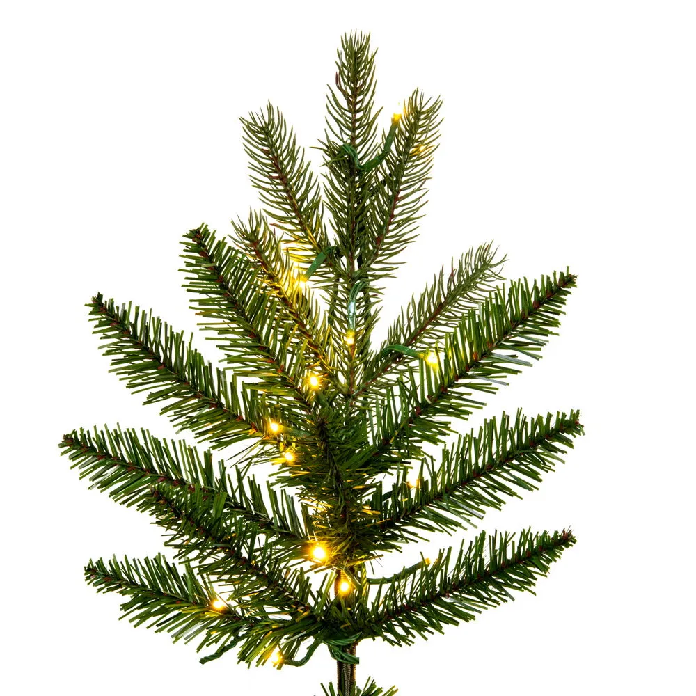 9' x 52" Brighton Pine Artificial Christmas Tree 3mm LED Color Changing Lights