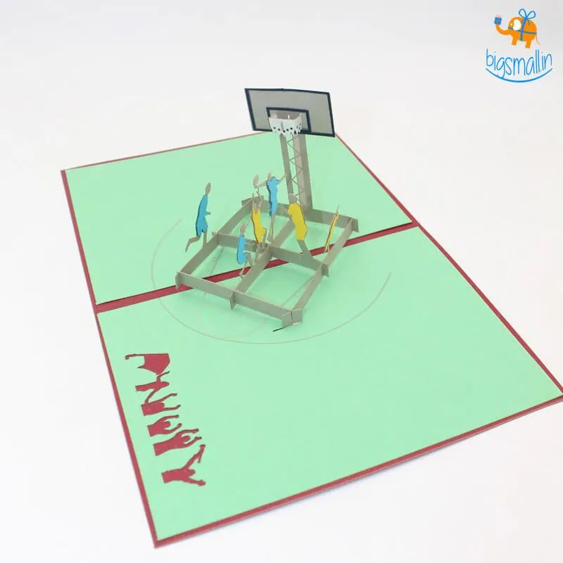 Basketball Pop up Card