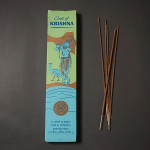 Premium Natural Incense Sticks - Call of Krishna by Sri Aurobindo Ashram (50g)