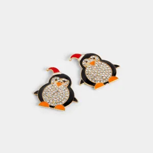 Christmas Penguin Earrings