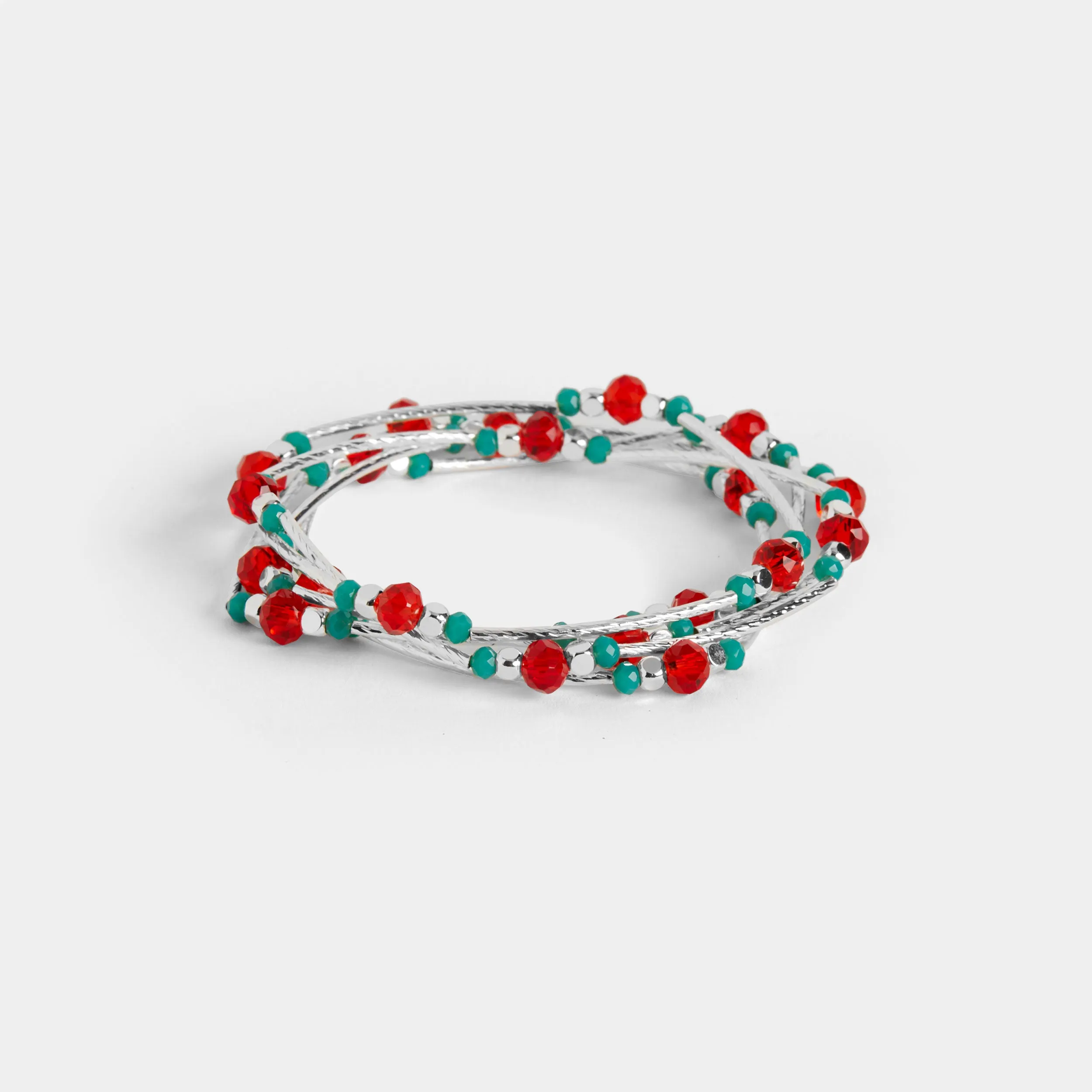 Christmas Stretch Bracelet Stack