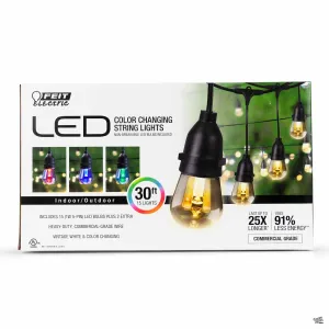 Color Changing LED String Light Set