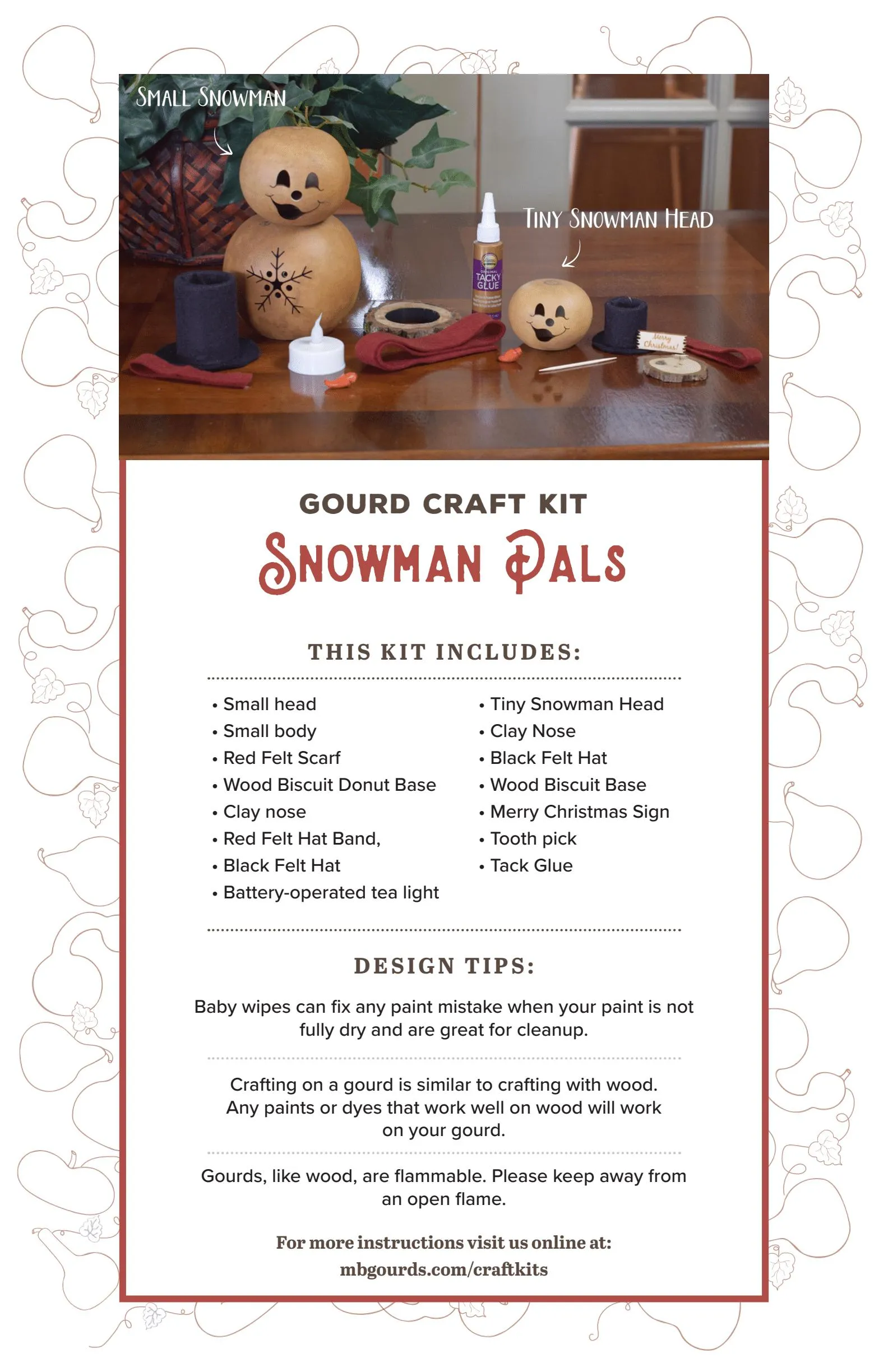 Craft Kit - Meadowbrooke Snowman