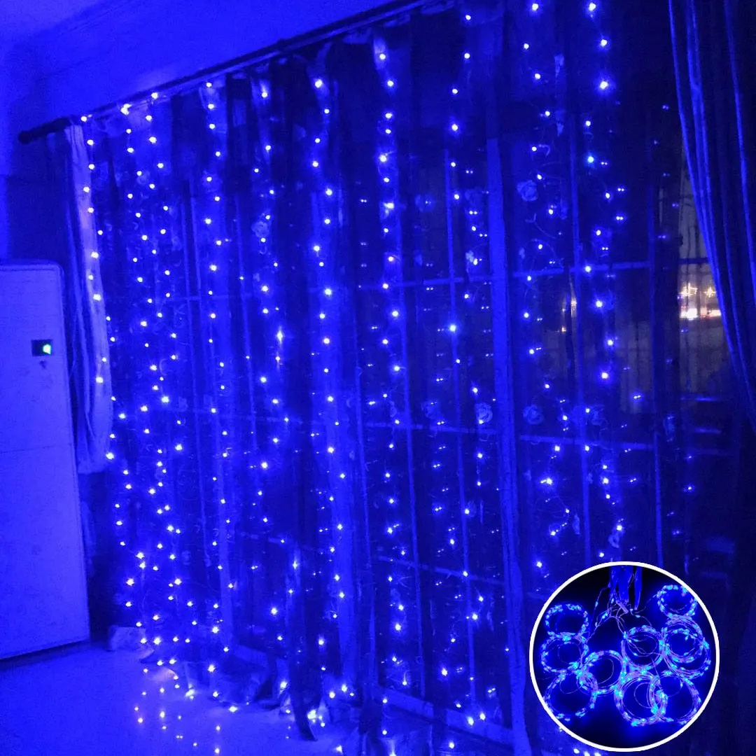 Curtain Lights Indoor Waterfall Fairy String USB Led Lights Decoration