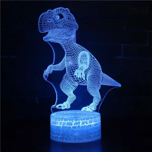 Dinosaur 3D LED Night Light Lamp 7Color Table Lamps Toys Gift For Kid Home Decoration