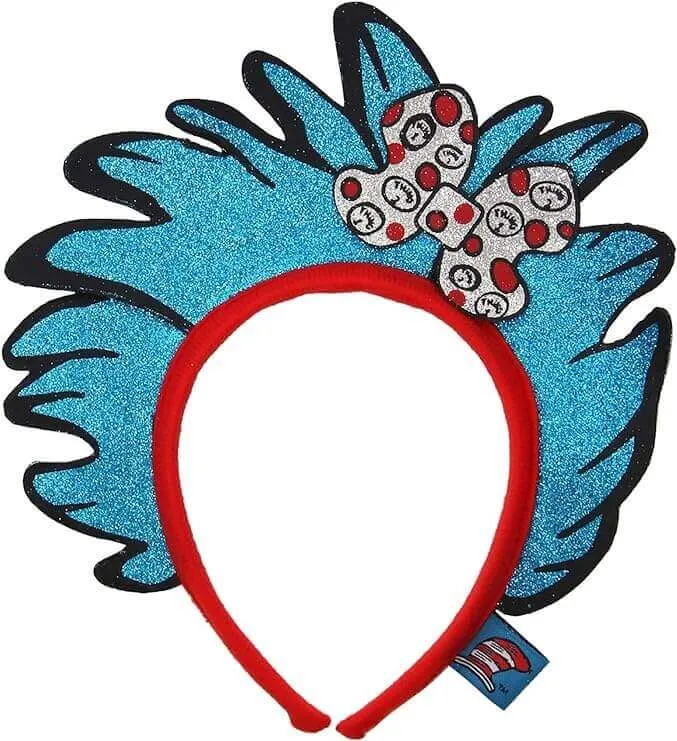 Dr. Seuss - Thing 1 & Thing 2 Glitter Headband