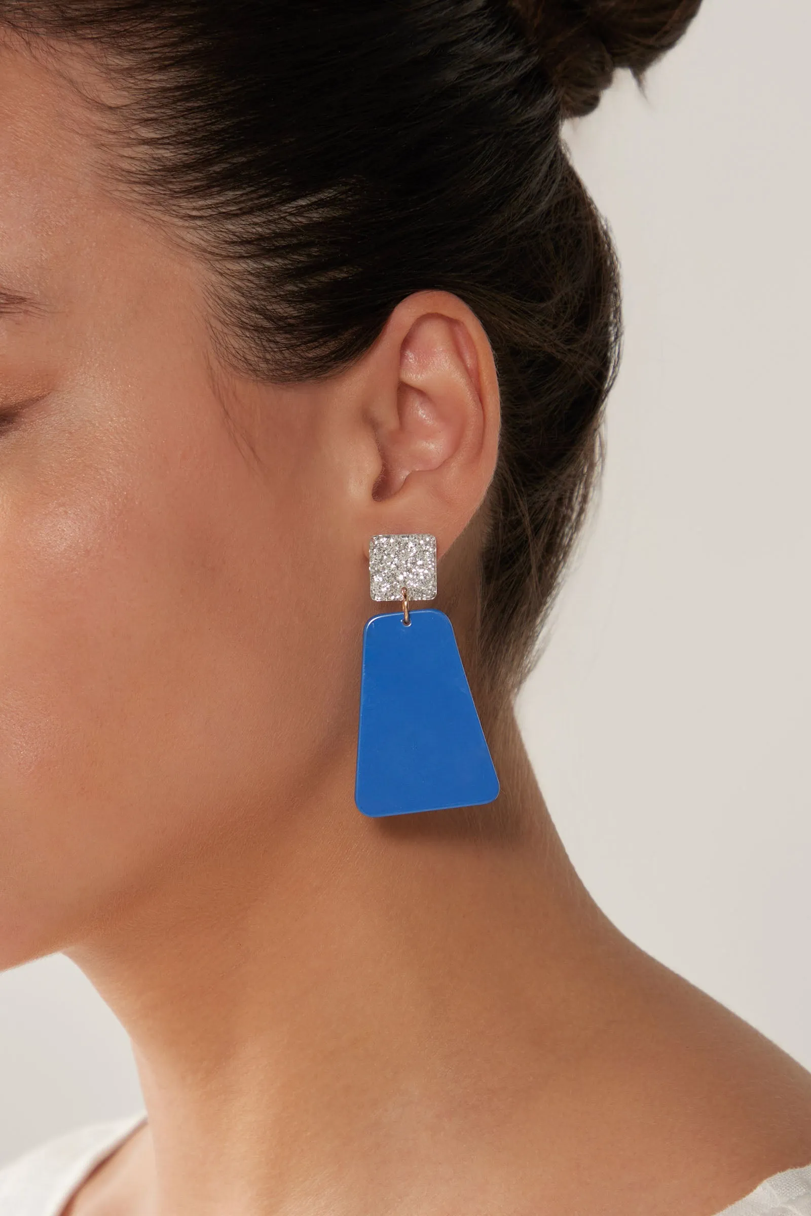 Elysian Sparkle Earring - Cobalt