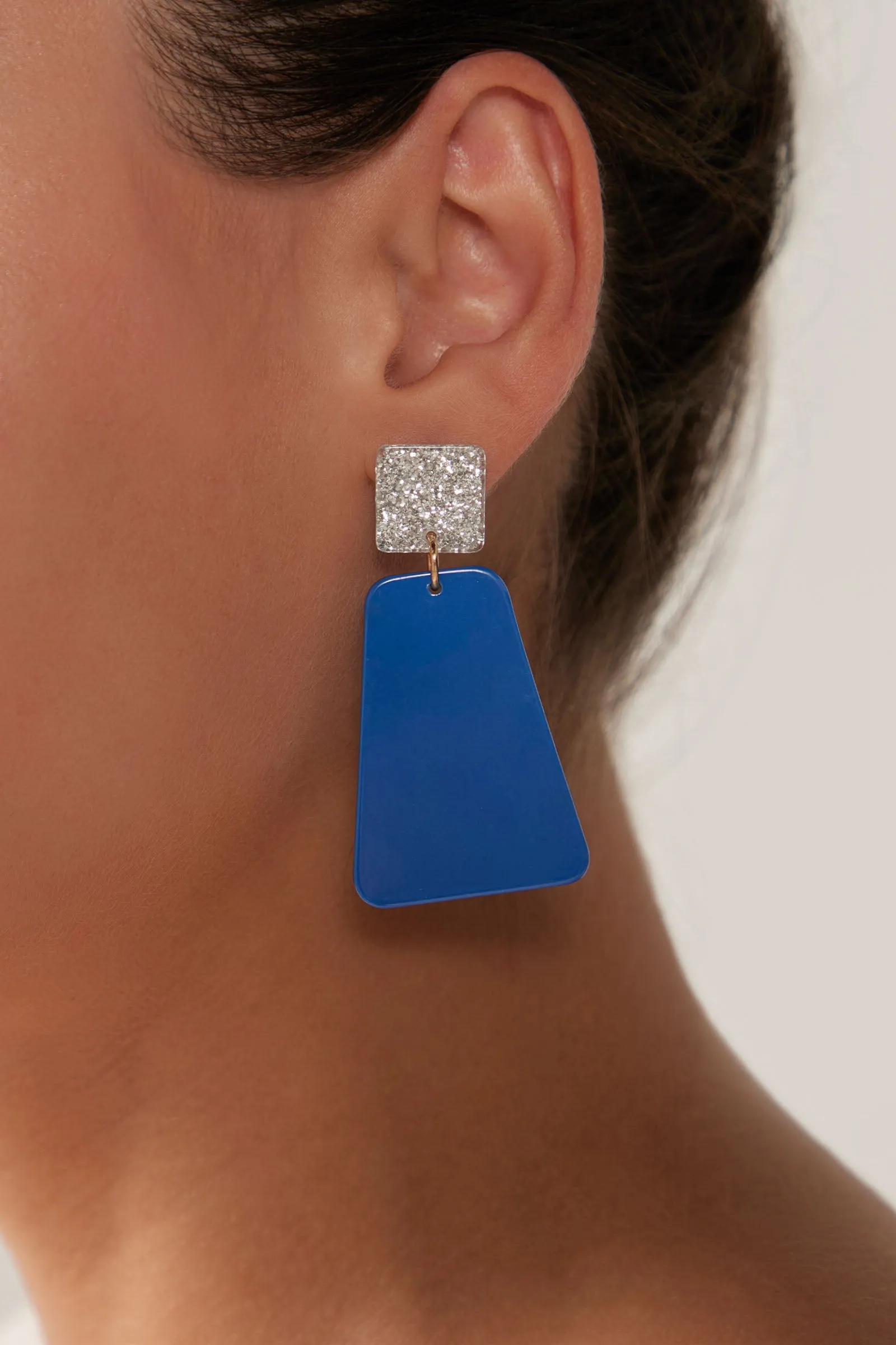 Elysian Sparkle Earring - Cobalt