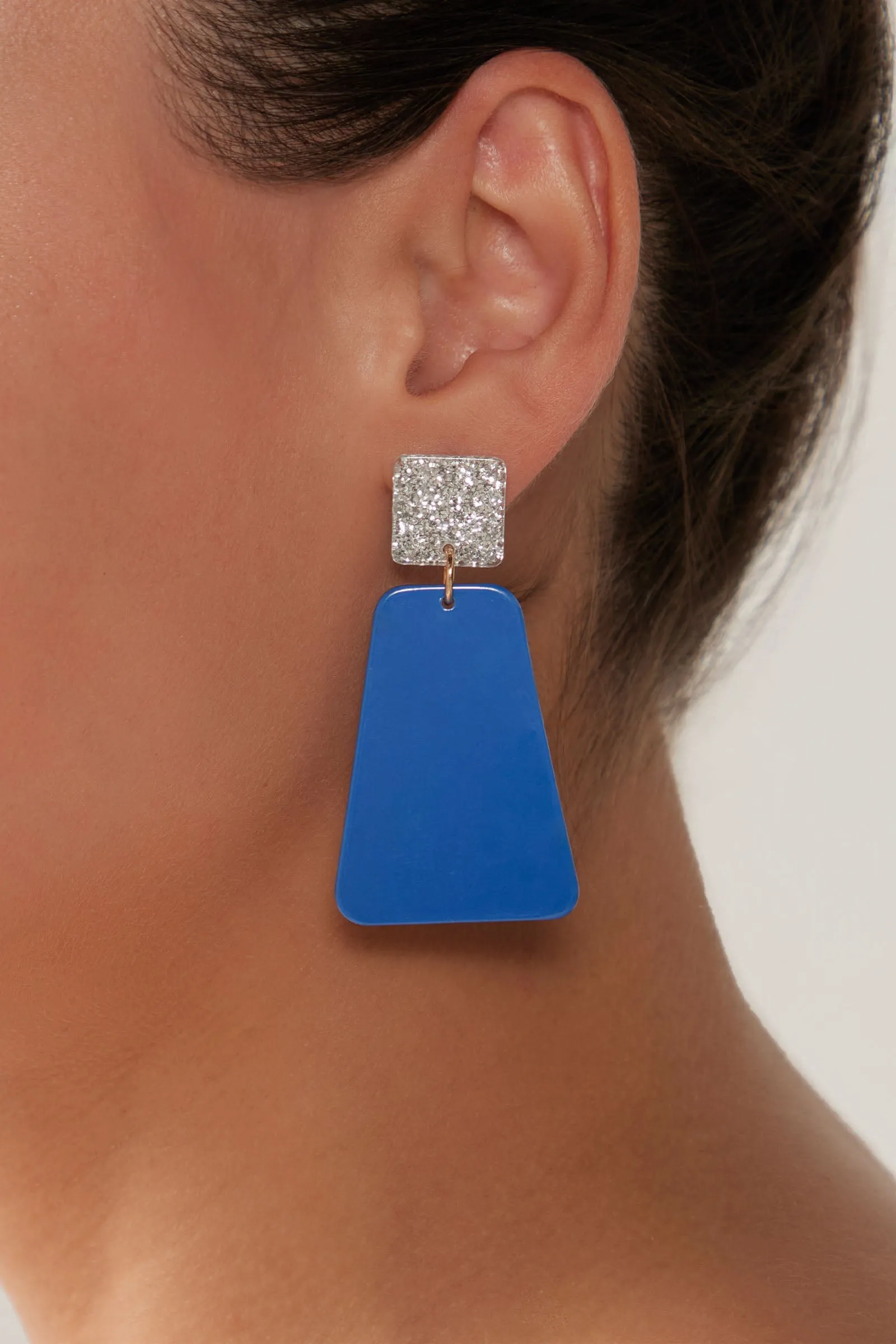 Elysian Sparkle Earring - Cobalt