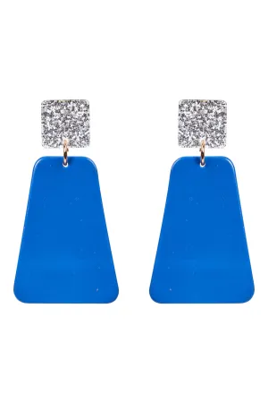 Elysian Sparkle Earring - Cobalt