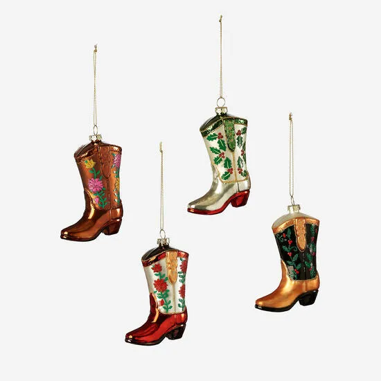 Fancy Cowboy Boot Ornament