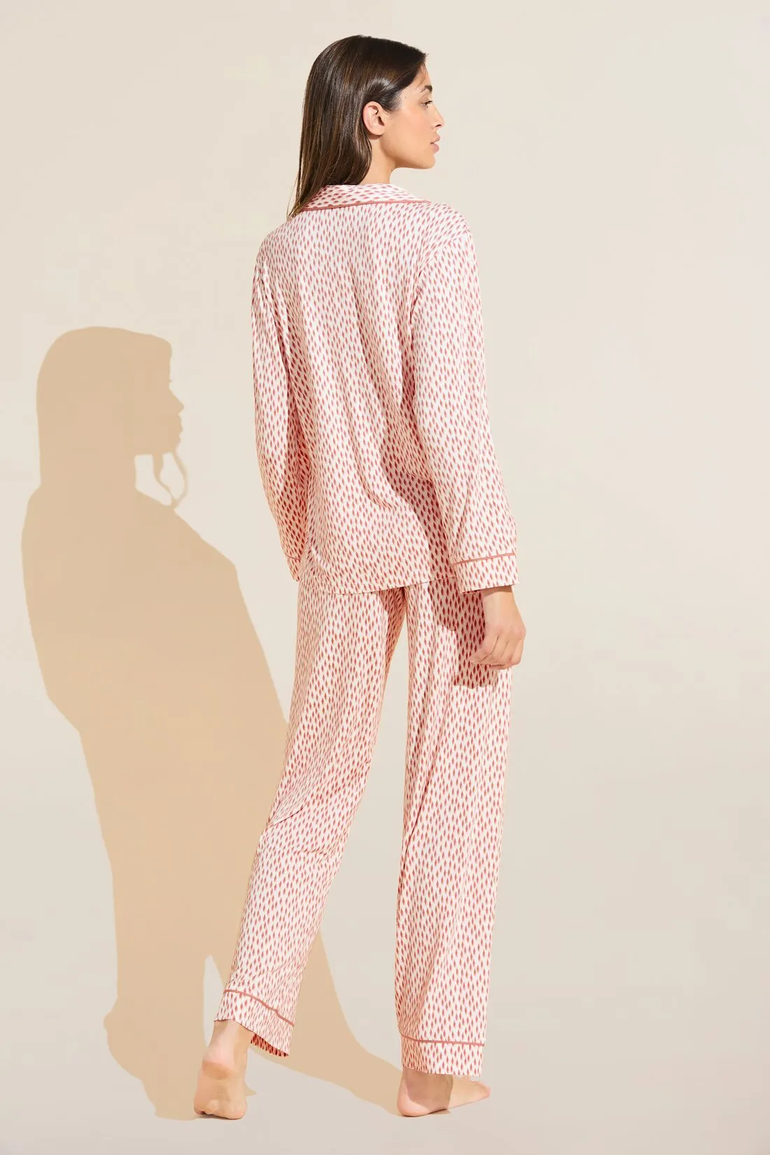 Gisele Printed TENCEL™ Modal Long PJ Set