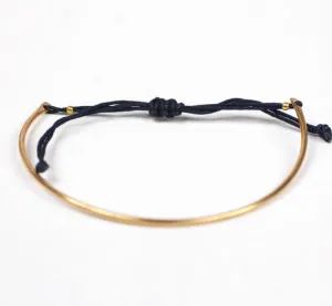 Gold Luna Bracelet In Black By Bohemia Designs