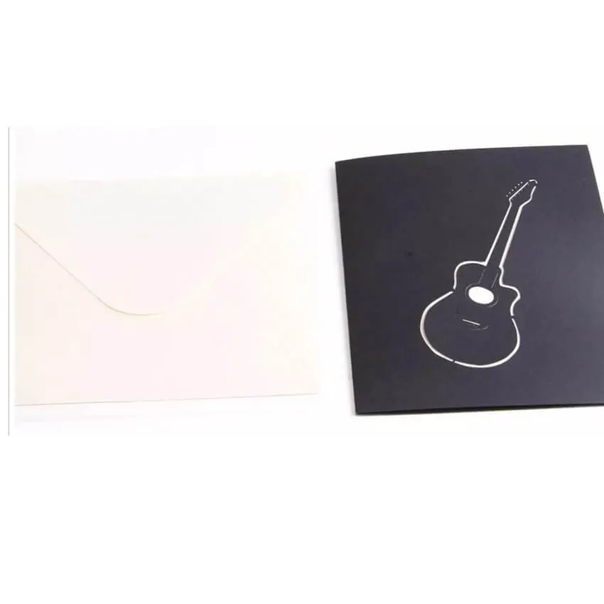 Guitar Pop Up Card