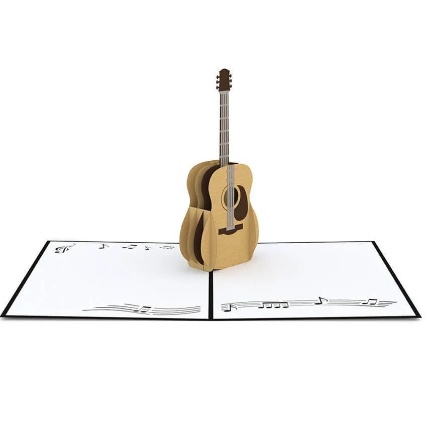 Guitar Pop Up Card