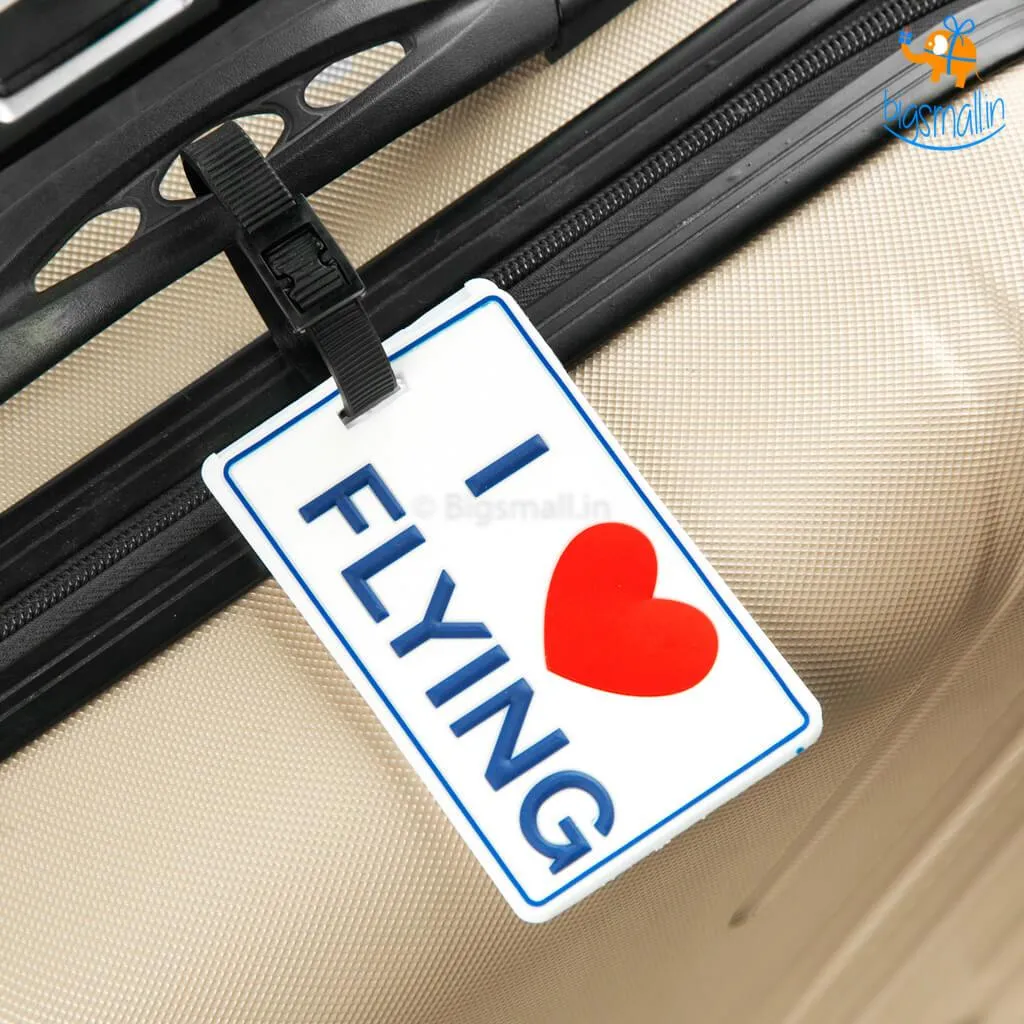 I Love Flying Luggage Tag