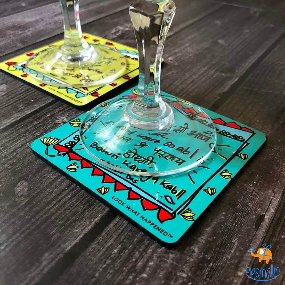 Kabir Dohe Coasters - Set of 4