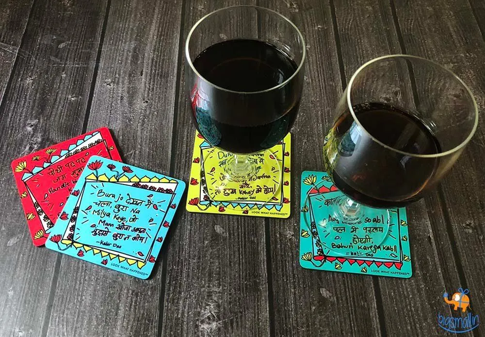 Kabir Dohe Coasters - Set of 4