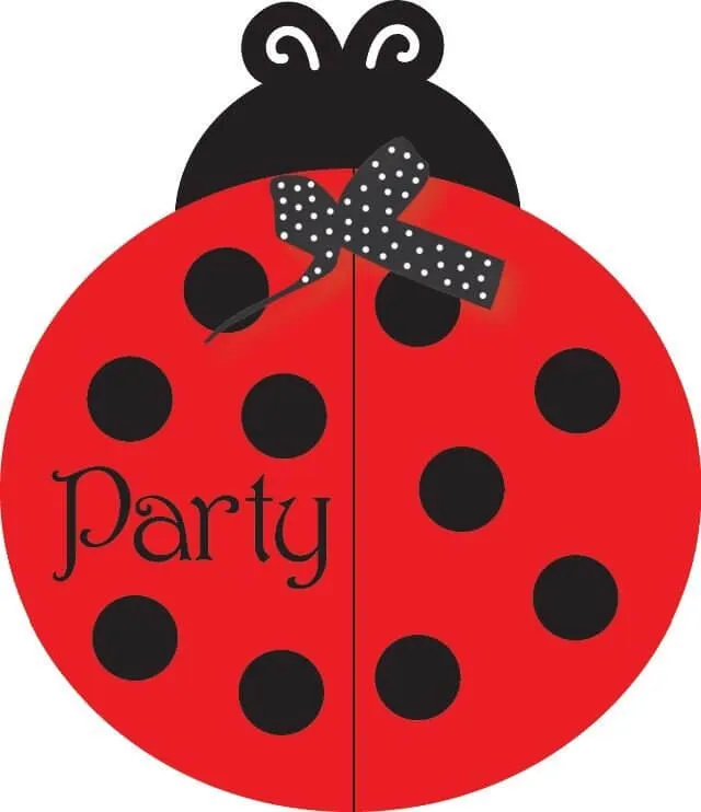 Ladybug Fancy Invite