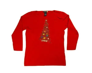 Lean To The Right-X-Small Christmas Sweater