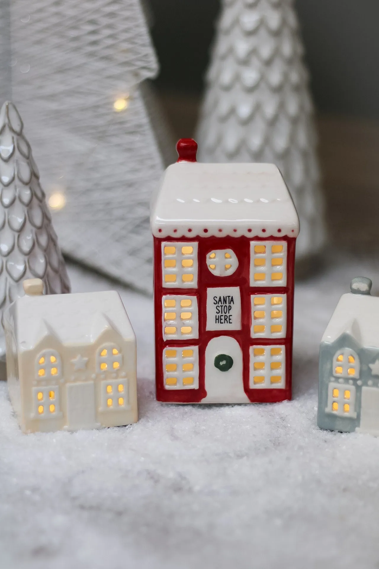 LED Christmas Houses | Set of 3