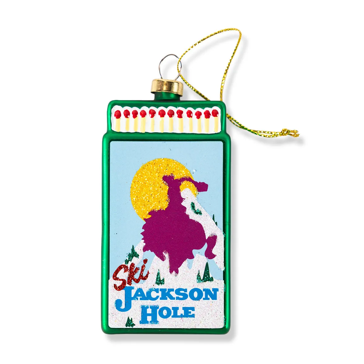 Matchbook Ornament - Jackson Hole