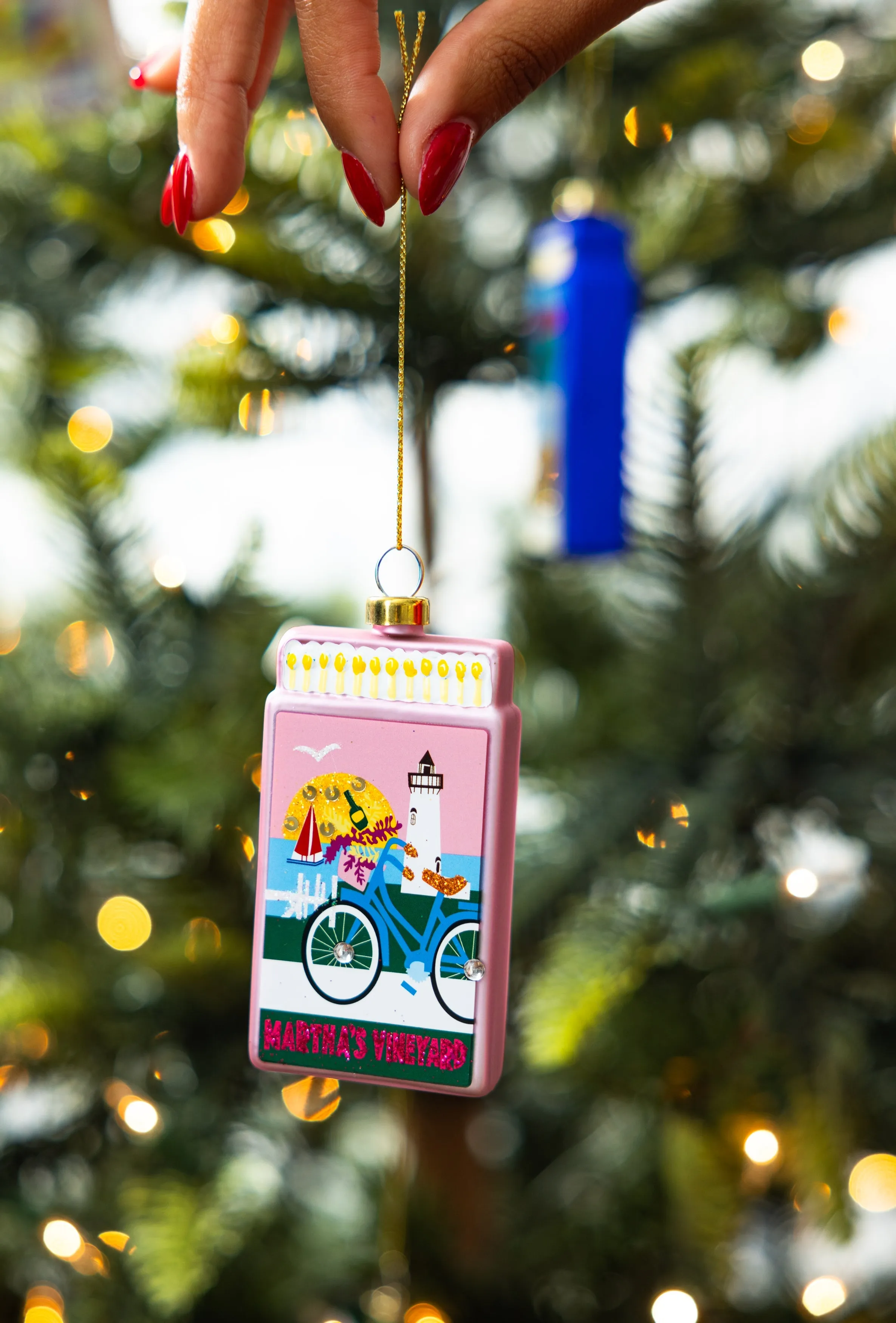 Matchbook Ornament - Martha's Vineyard