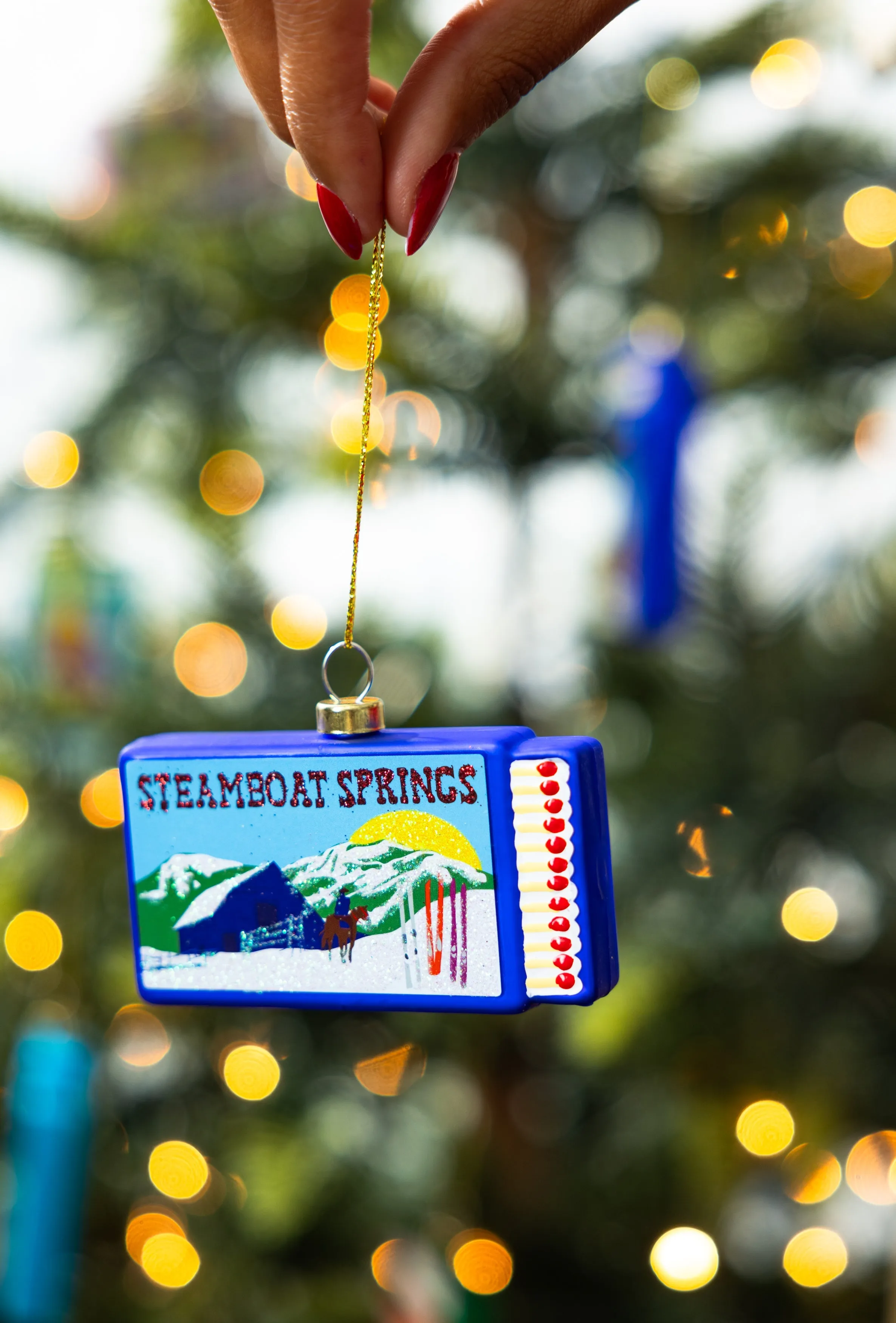 Matchbook Ornament - Steamboat Springs