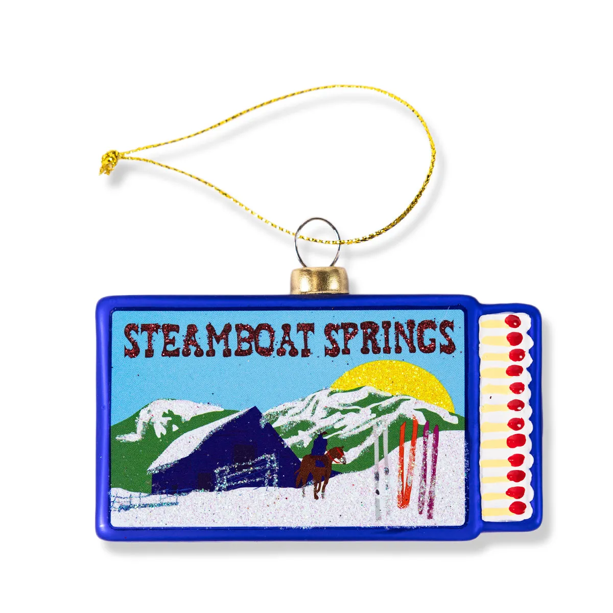 Matchbook Ornament - Steamboat Springs