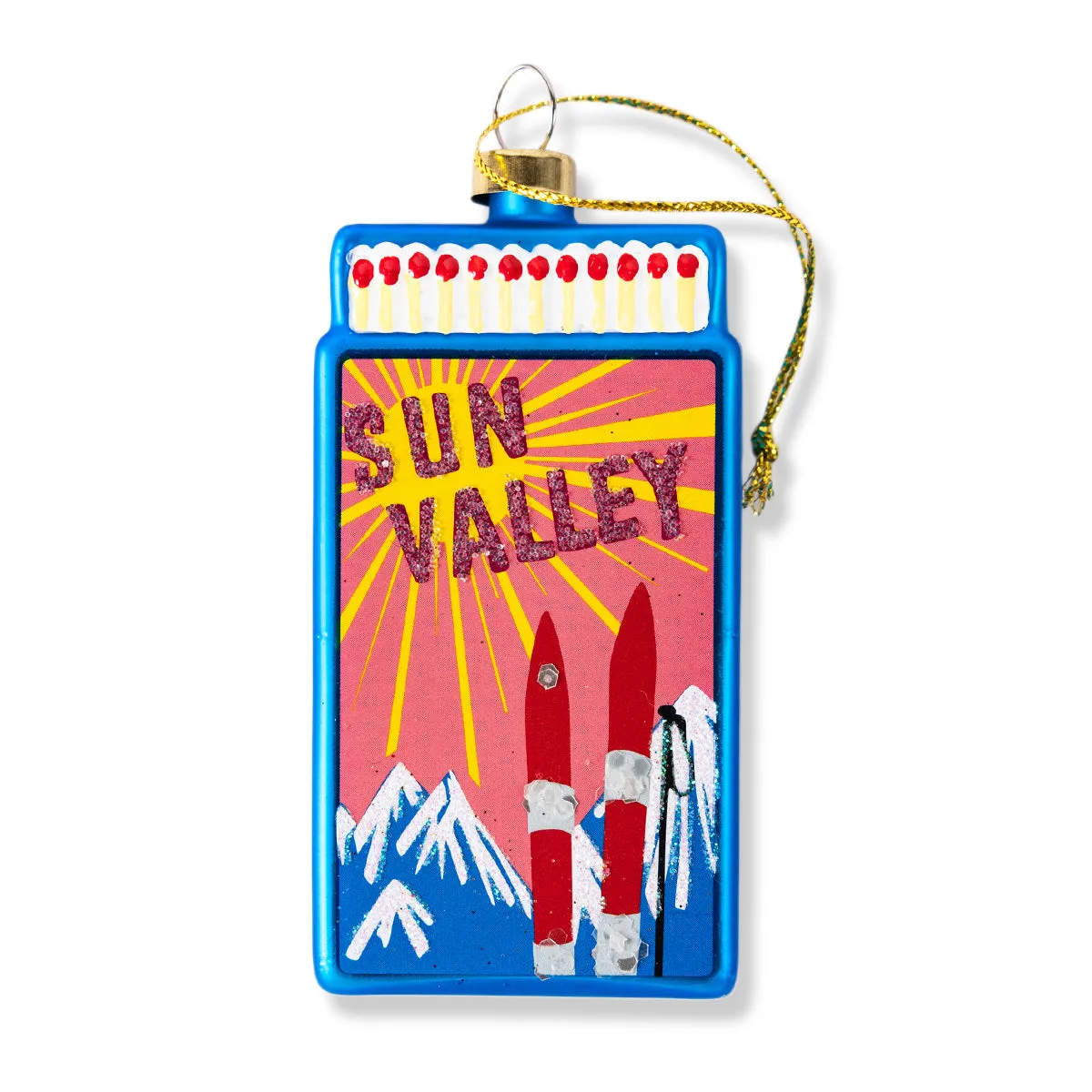 Matchbook Ornament - Sun Valley