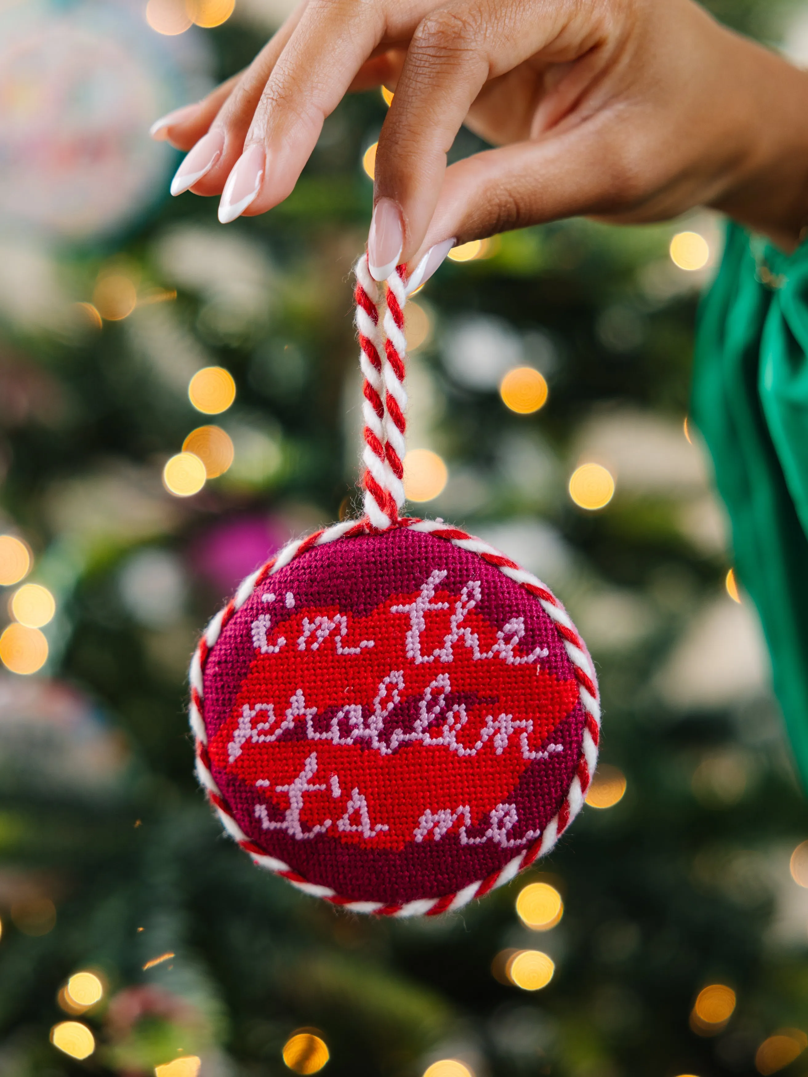 Needlepoint Ornament - It's Me