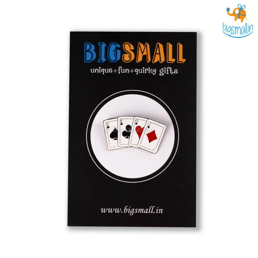 Playing Cards Lapel Pin