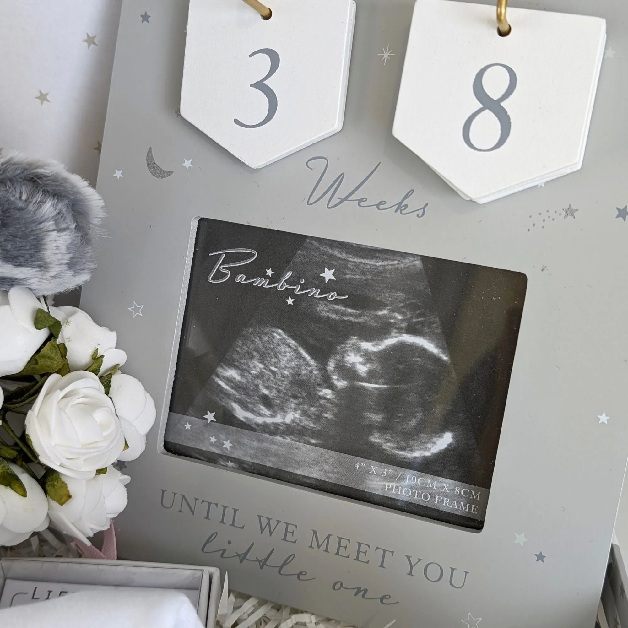 Pregnancy Gifts Hamper Can't Wait To Meet You With Silver Bracelet