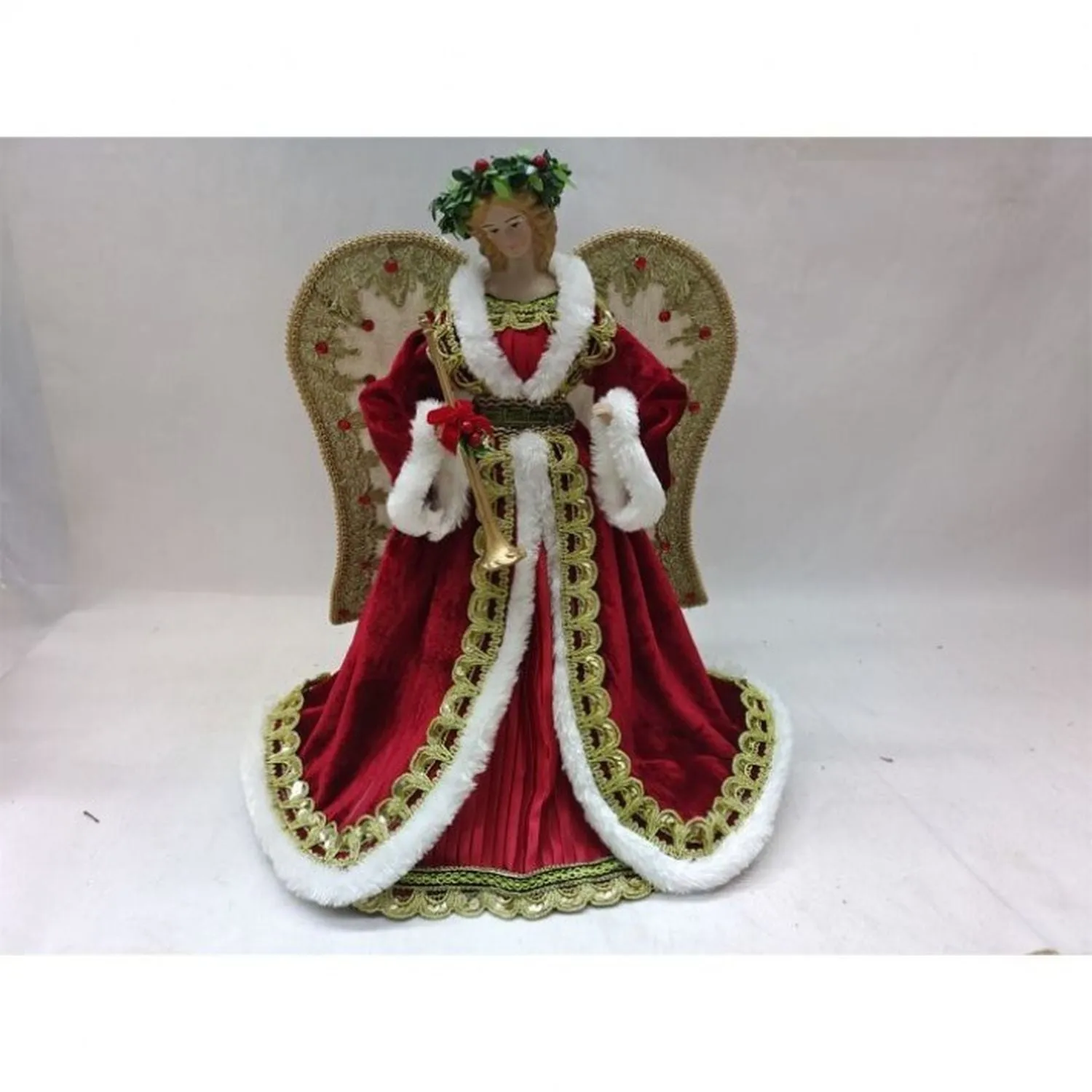 Regency International 16" Velvet with Jewels Angel Tree Topper