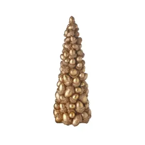 Regency International Antique Acorn Cone Tree, 12 inches, Harvest Mix, Resin