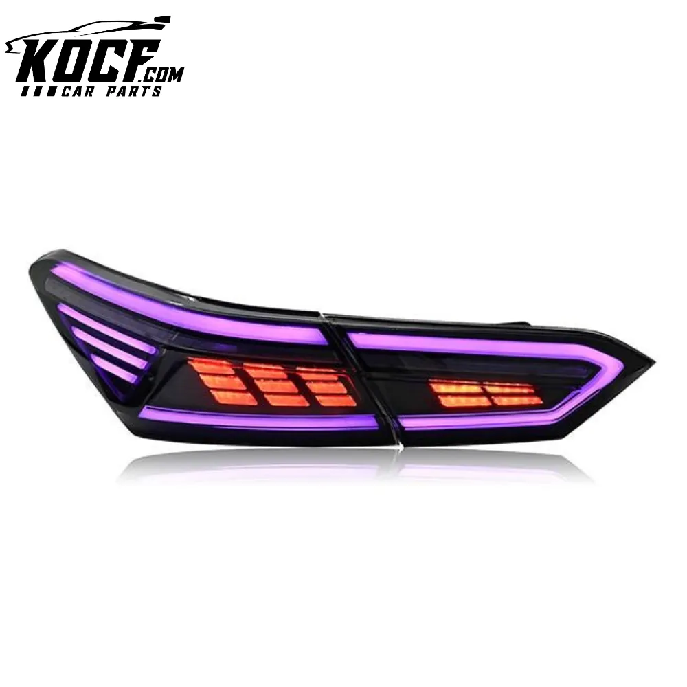 RGB Color Changing OE Style LED Taillights Sequential Compatible for 2018-2024 Toyota Camry