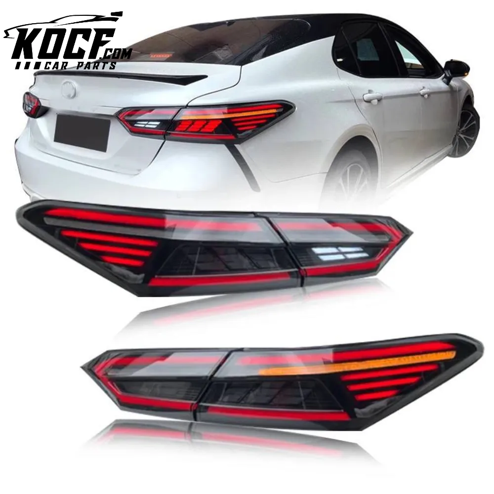 RGB Color Changing OE Style LED Taillights Sequential Compatible for 2018-2024 Toyota Camry