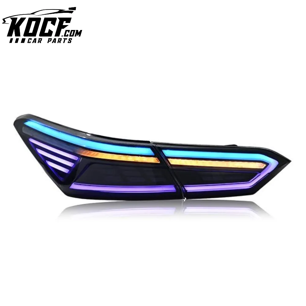 RGB Color Changing OE Style LED Taillights Sequential Compatible for 2018-2024 Toyota Camry