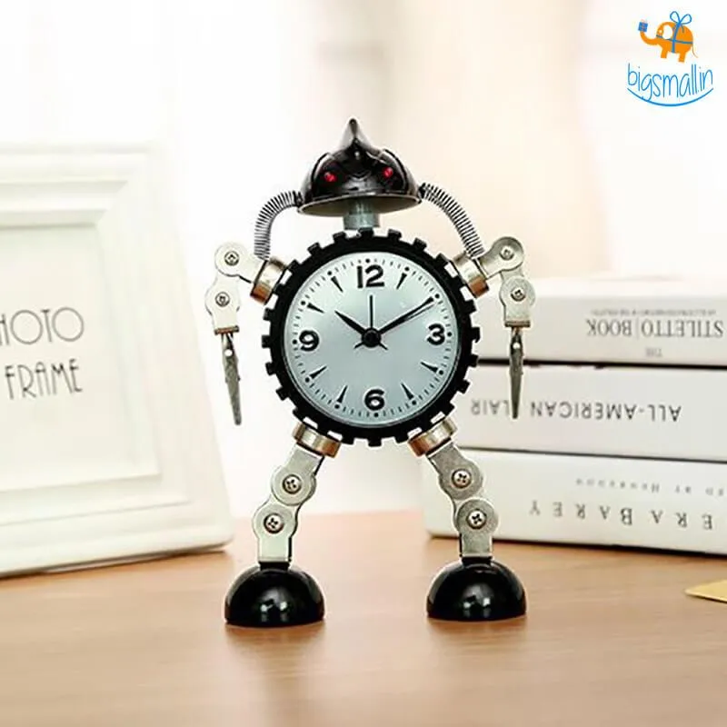 Robot Desk Alarm Clock