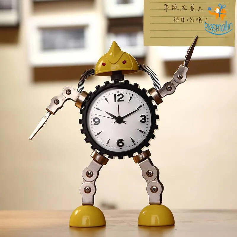 Robot Desk Alarm Clock