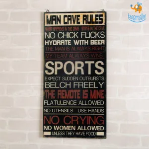 Rustic Man Cave Wooden Board