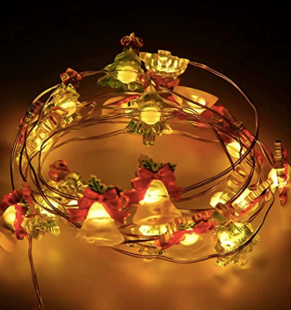 Smart USB-Powered Fairy Lights with 20 LED Lights (Three Styles)