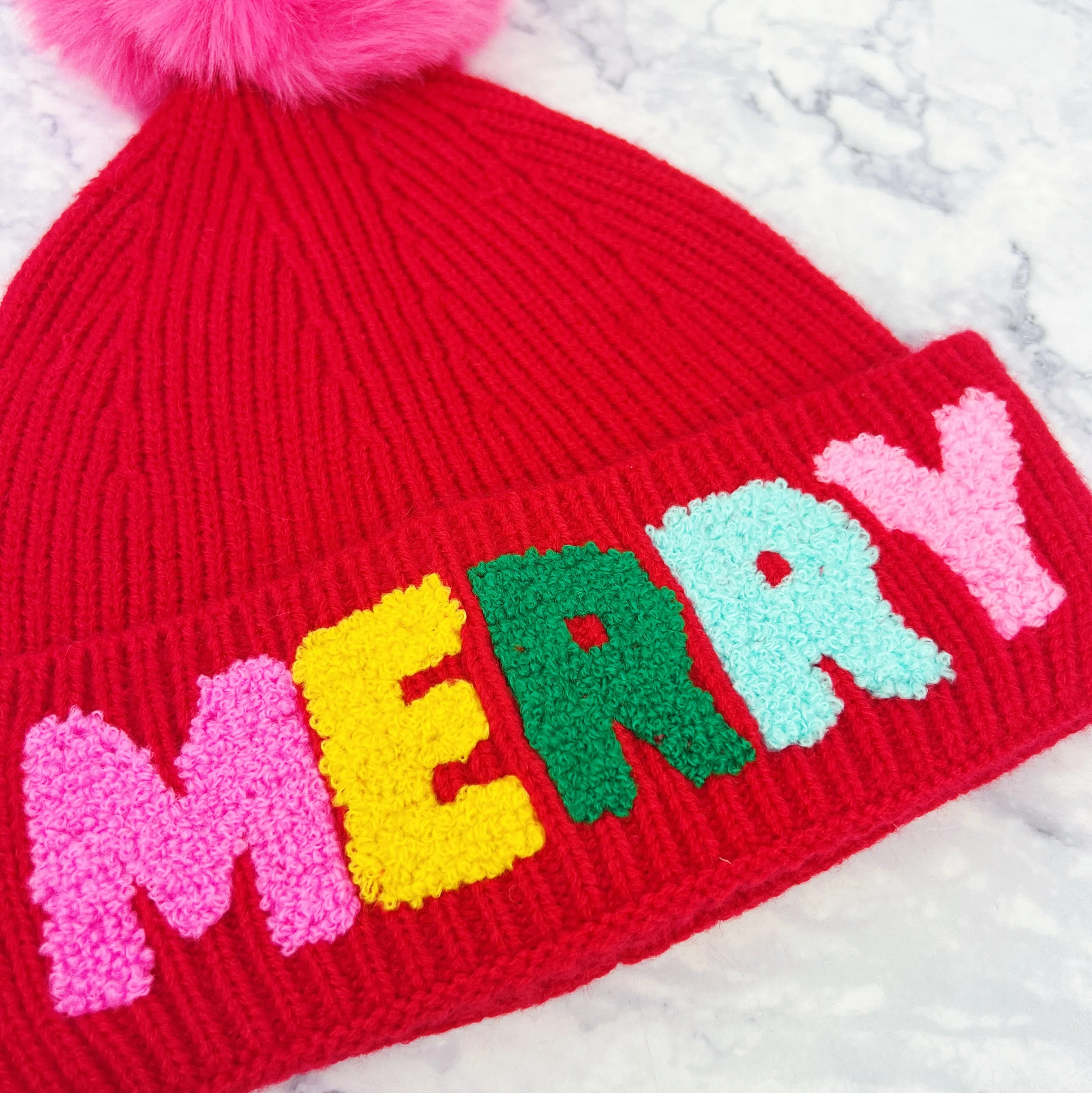 Very Merry Pom Hat